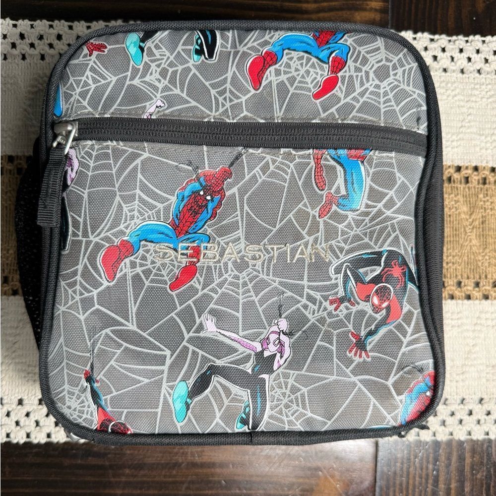 Pottery Barn Kids Sebastian Spidey & Friends Back Pack Lunch Box Set - Picture 7 of 11
